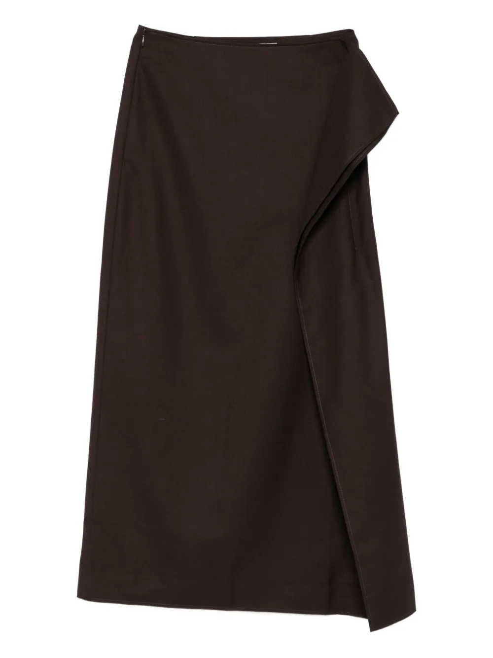 Юбка с разрезом на пуговицах Séfr, коричневый
Юбка с разрезом на пуговицах Séfr, коричневый