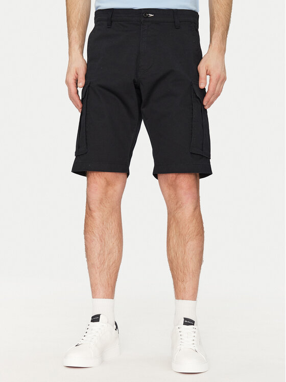 Шорты свободного кроя из ткани 205069 Gant, черный
Шорты свободного кроя из ткани 205069 Gant, черный