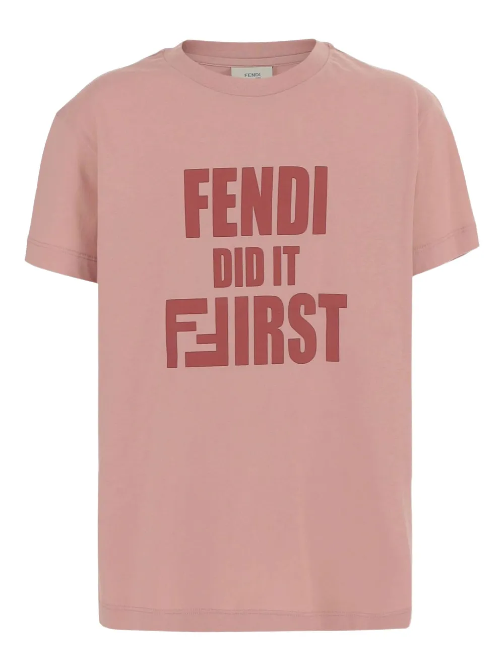 Футболка с логотипом Fendi Kids, розовый
Футболка с логотипом Fendi Kids, розовый