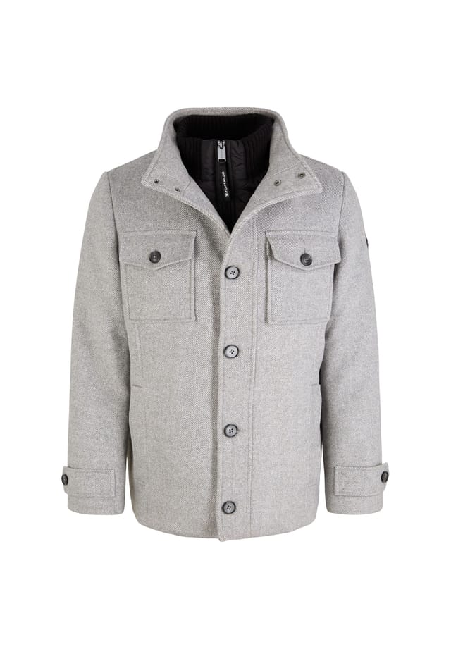 Куртка зимняя с вставным воротником-стойкой застежкой на пуговицы и боковыми карманами Tom Tailor, серый
Куртка зимняя с вставным воротником-стойкой застежкой на пуговицы и боковыми карманами Tom Tailor, серый