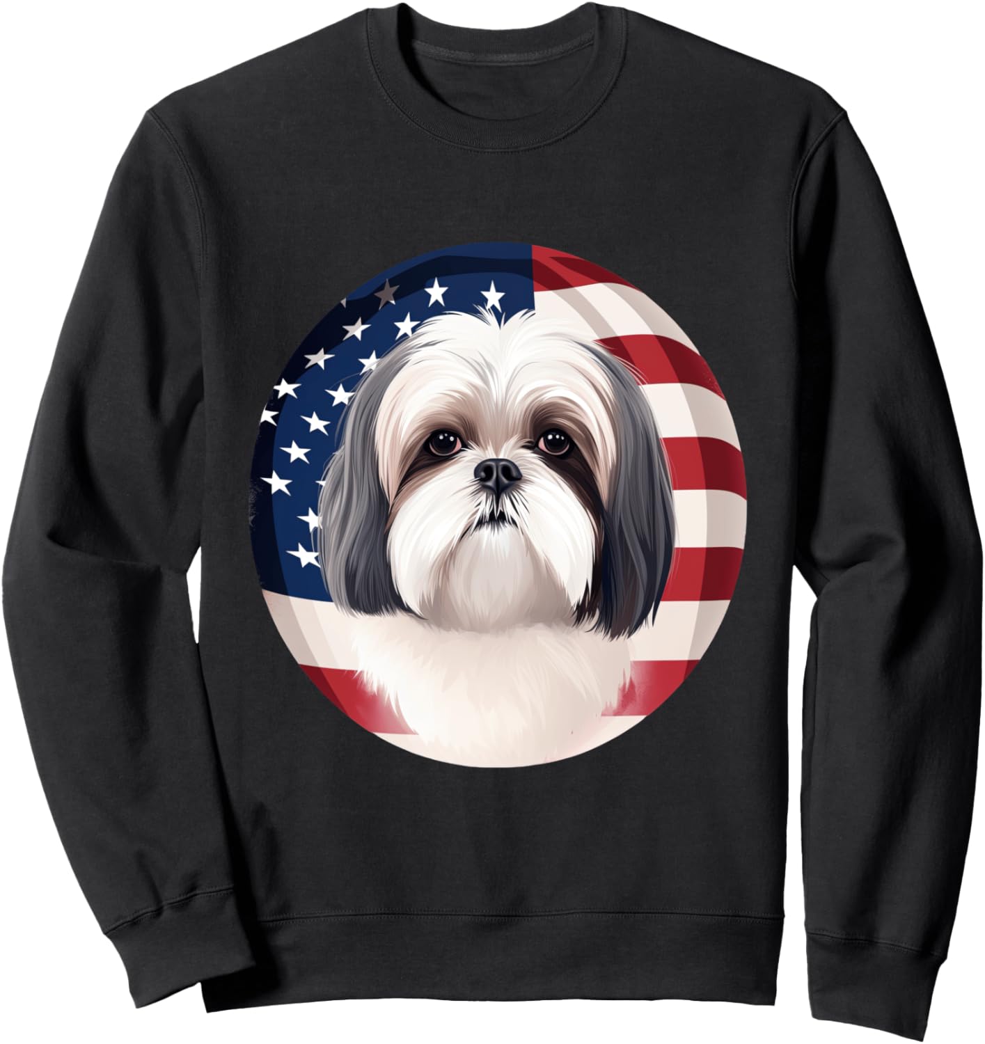 Толстовка с изображением американского флага и символикой ши-тцу ко Дню независимости США Patriotic Shih Tzu Dogs Celebrating 4Th Of July, черный
Толстовка с изображением американского флага и символикой ши-тцу ко Дню независимости США Patriotic Shih Tzu Dogs Celebrating 4Th Of July, черный