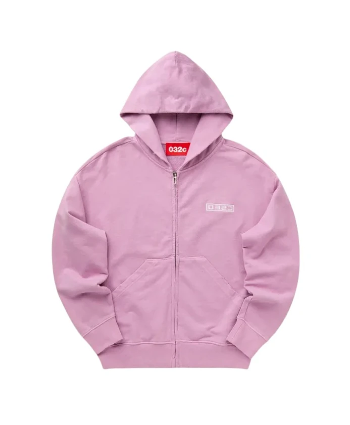 Обычная толстовка на молнии 032C, розовый
Обычная толстовка на молнии 032C, розовый