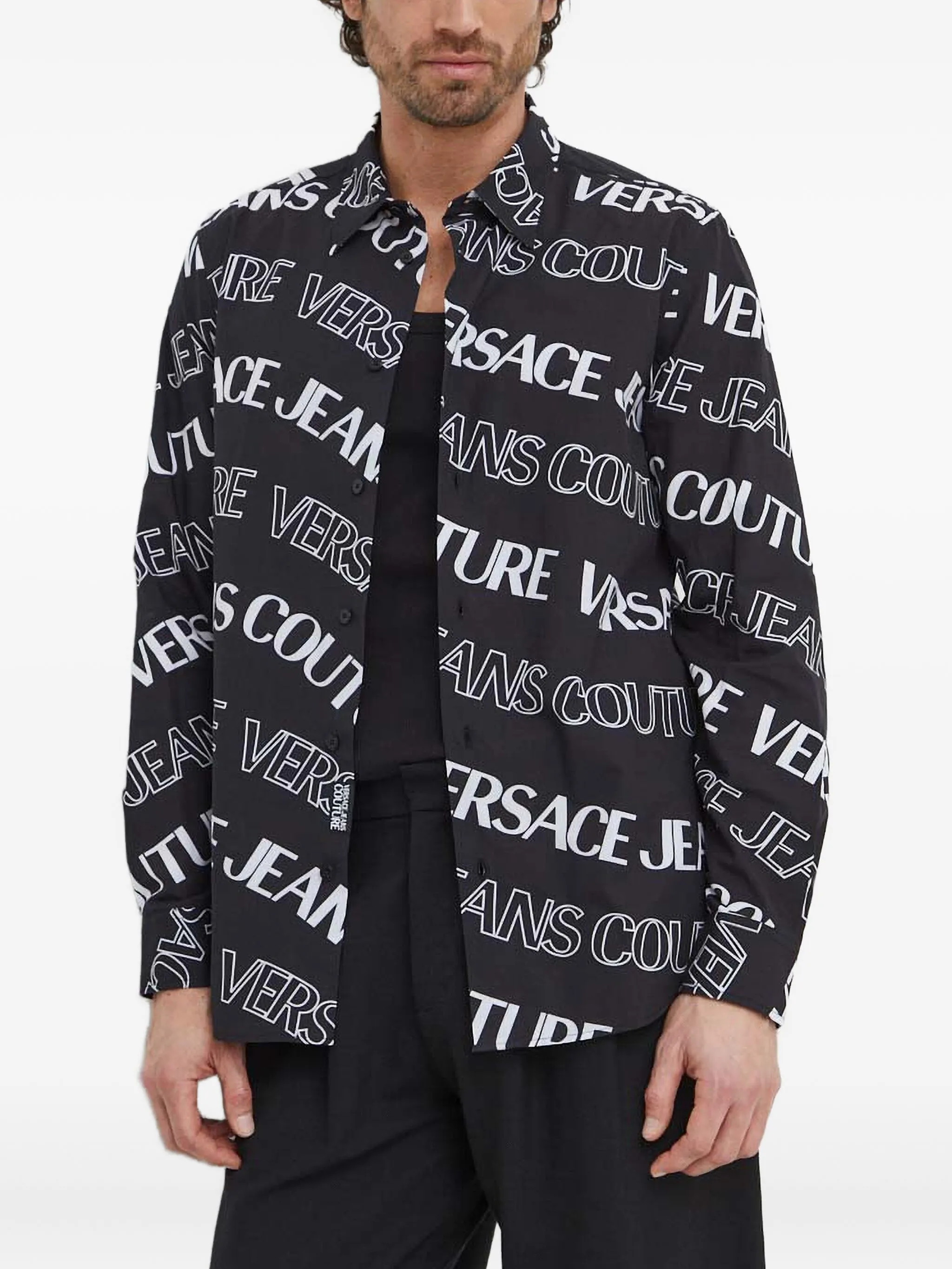 Рубашка с логотипом Versace Jeans Couture, черный
Рубашка с логотипом Versace Jeans Couture, черный