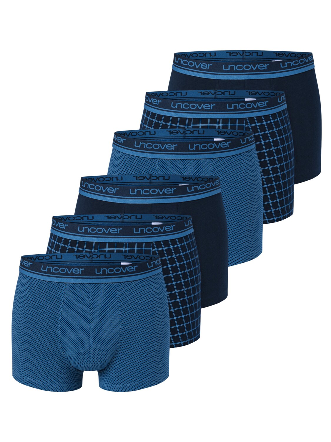 Uncover by SCHIESSER Боксеры 'Cotton' в синем цвете
Uncover by SCHIESSER Боксеры 'Cotton' в синем цвете
