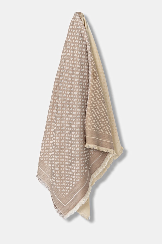 Шерстяной шарф с добавлением шерсти Boss, бежевый
Шерстяной шарф с добавлением шерсти Boss, бежевый