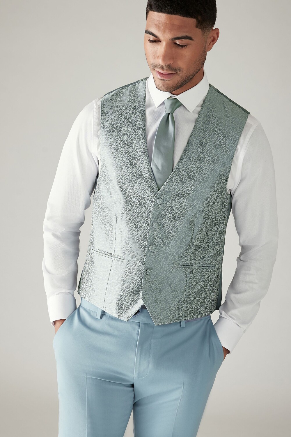 Жаккардовый жилет с мотивом листьев Next, зеленый
Жаккардовый жилет с мотивом листьев Next, зеленый