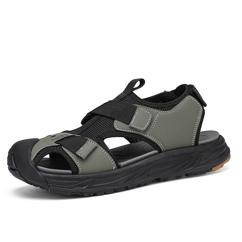 LONGYING Пляжные сандалии мужские черно-зеленые, цвет Green
LONGYING Пляжные сандалии мужские черно-зеленые, цвет Green