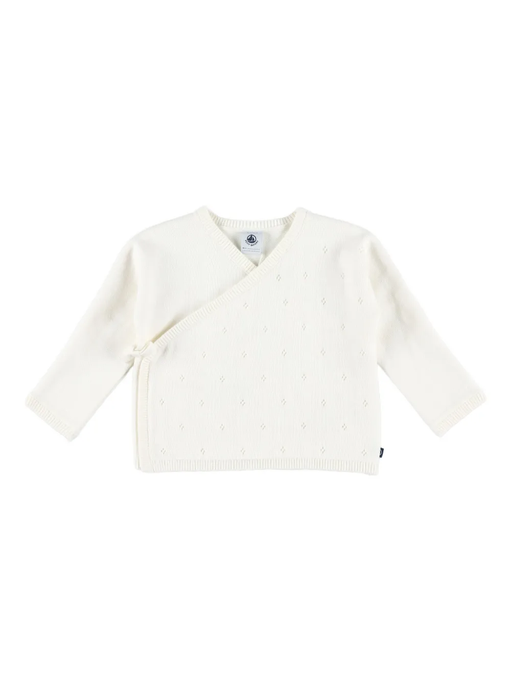 Кардиган с запахом Petit Bateau, белый
Кардиган с запахом Petit Bateau, белый