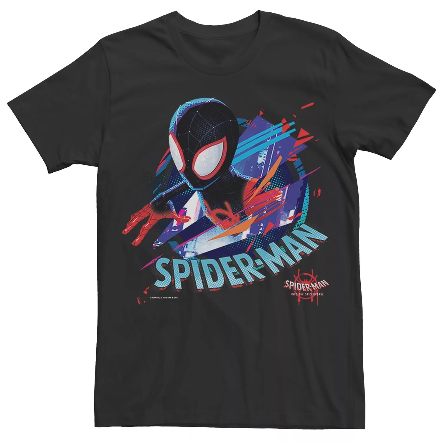 Мужская футболка с треснутым пауком и изображением Человека-паука Spider-Verse Licensed Character
Мужская футболка с треснутым пауком и изображением Человека-паука Spider-Verse Licensed Character