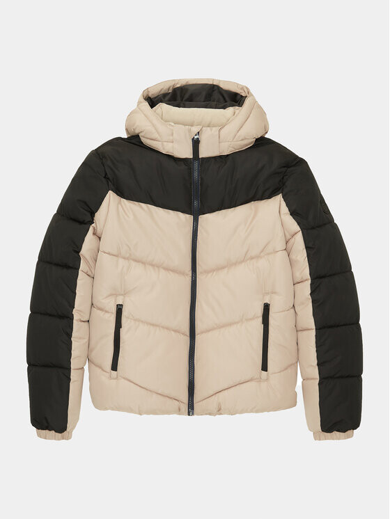 Пуховик стандартного кроя Tom Tailor, бежевый 
Пуховик стандартного кроя Tom Tailor, бежевый