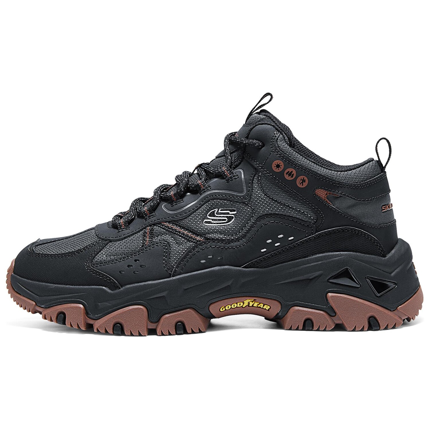 МУЖСКИЕ Кроссовки для походов и треккинга, мужские, среднего размера, черный Skechers
МУЖСКИЕ Кроссовки для походов и треккинга, мужские, среднего размера, черный Skechers