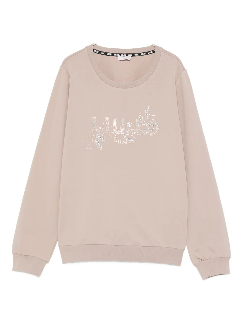 Свитшот, украшенный стразами LIU JO, нейтральный
Свитшот, украшенный стразами LIU JO, нейтральный