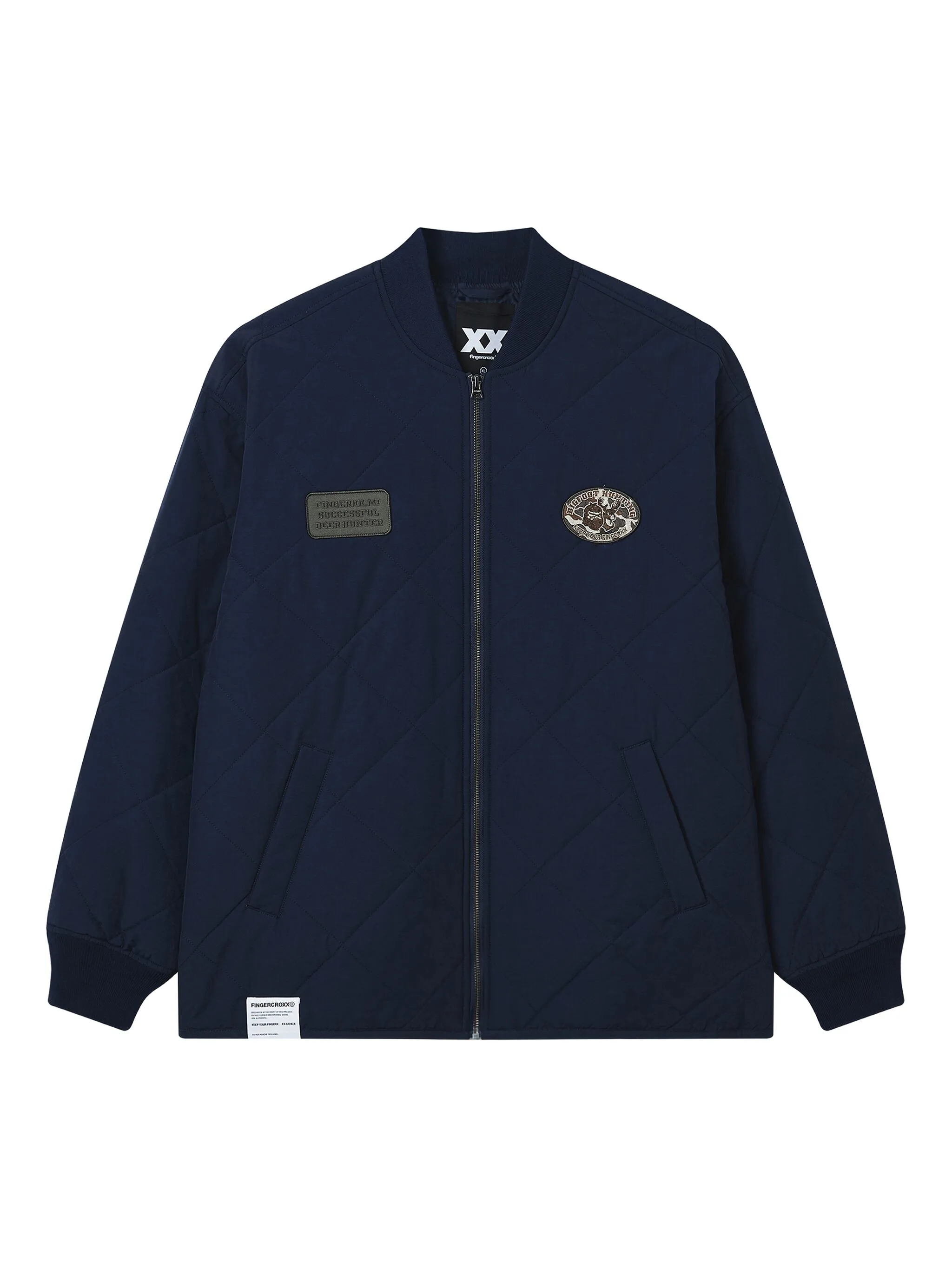 Стеганая куртка с нашивками Fingercroxx, синий
Стеганая куртка с нашивками Fingercroxx, синий