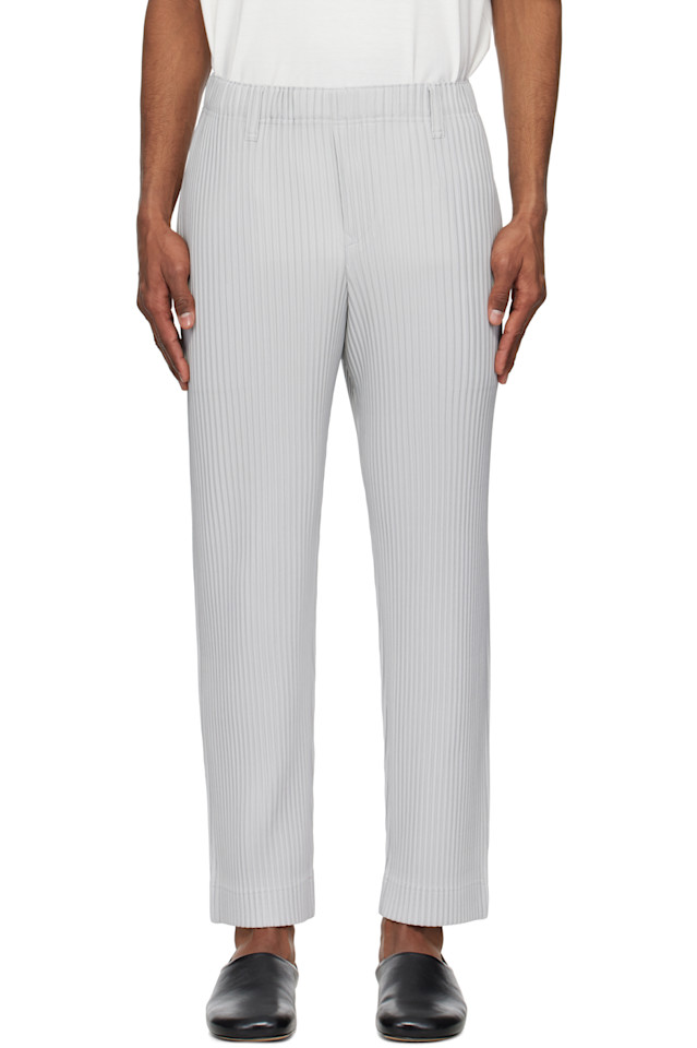 Брюки Basics Homme Plissé Issey Miyake, серый
Брюки Basics Homme Plissé Issey Miyake, серый