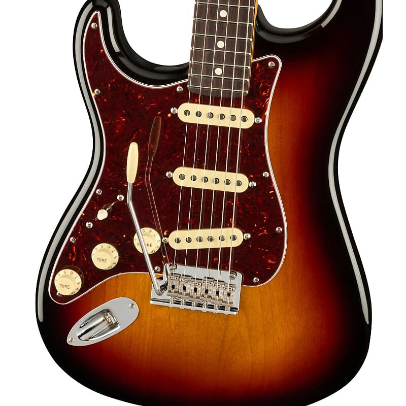 Электрогитара Fender American Professional II Stratocaster Left-Hand Rosewood Fingerboard - 3-Color Sunburst
Электрогитара Fender American Professional II Stratocaster Left-Hand Rosewood Fingerboard - 3-Color Sunburst