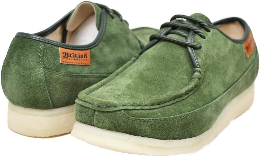 Коллекция British Crown Plus: удобные и стильные мужские замшевые туфли на шнуровке British Collection, зеленый
Коллекция British Crown Plus: удобные и стильные мужские замшевые туфли на шнуровке British Collection, зеленый