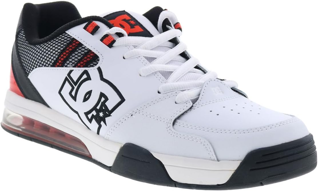 Мужские кроссовки для скейта DC Shoes, универсальные, белый/черный/красный
Мужские кроссовки для скейта DC Shoes, универсальные, белый/черный/красный