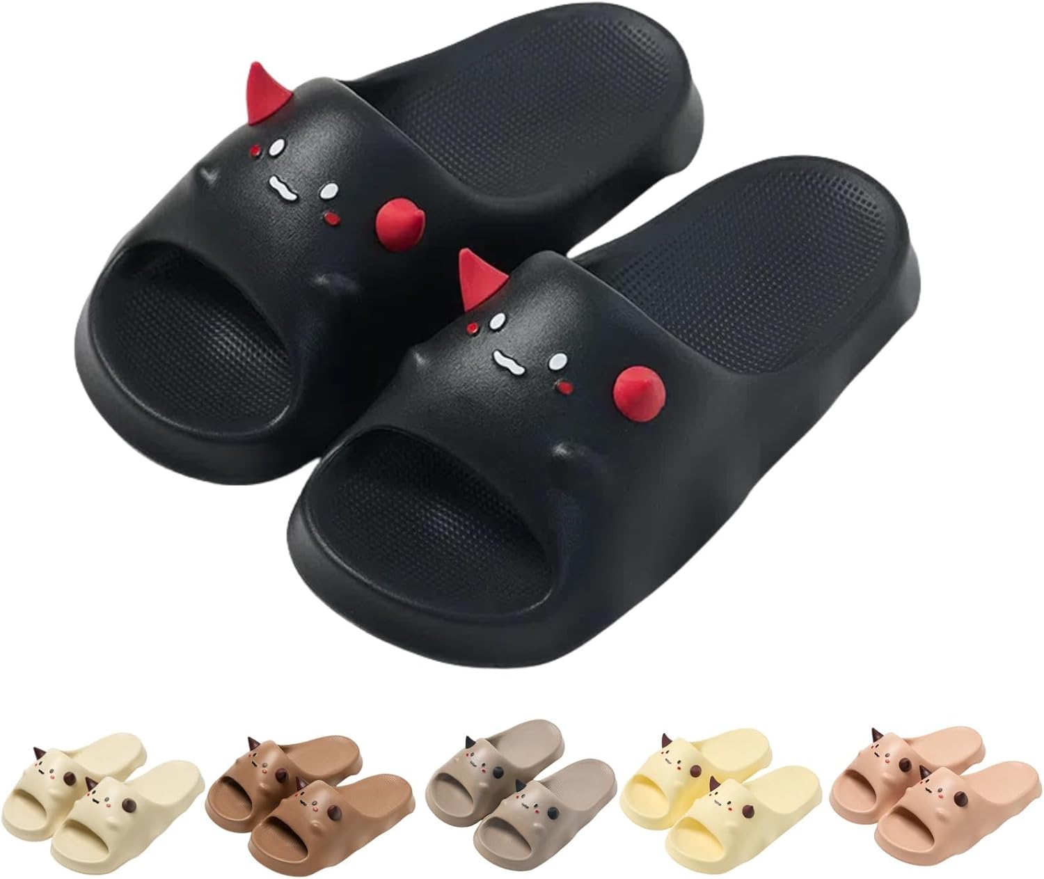 Мультяшные тапочки с мягкой подошвой для ванной, для дома и улицы, с милыми животными, стиль каваи, преппи, для женщин, девушек и мужчин Longsilver, черный
Мультяшные тапочки с мягкой подошвой для ванной, для дома и улицы, с милыми животными, стиль каваи, преппи, для женщин, девушек и мужчин Longsilver, черный