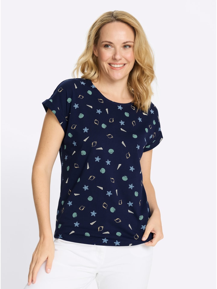 Sieh an! Футболка с круглым вырезом, с принтом в сине-бежевых тонах, Бежевый, Sieh an! Футболка с круглым вырезом, с принтом в сине-бежевых тонах
Sieh an! Футболка с круглым вырезом, с принтом в сине-бежевых тонах, Бежевый, Sieh an! Футболка с круглым вырезом, с принтом в сине-бежевых тонах