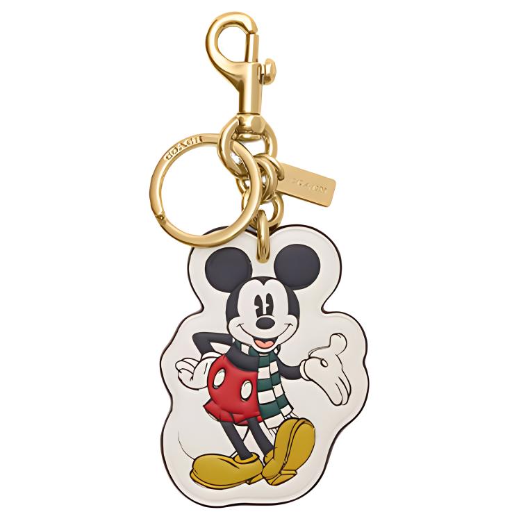 COACH Диснеевский аксессуар для сумки из гладкой кожи в виде декоративного брелока унисекс золото и мел, Multicolor
COACH Диснеевский аксессуар для сумки из гладкой кожи в виде декоративного брелока унисекс золото и мел, Multicolor