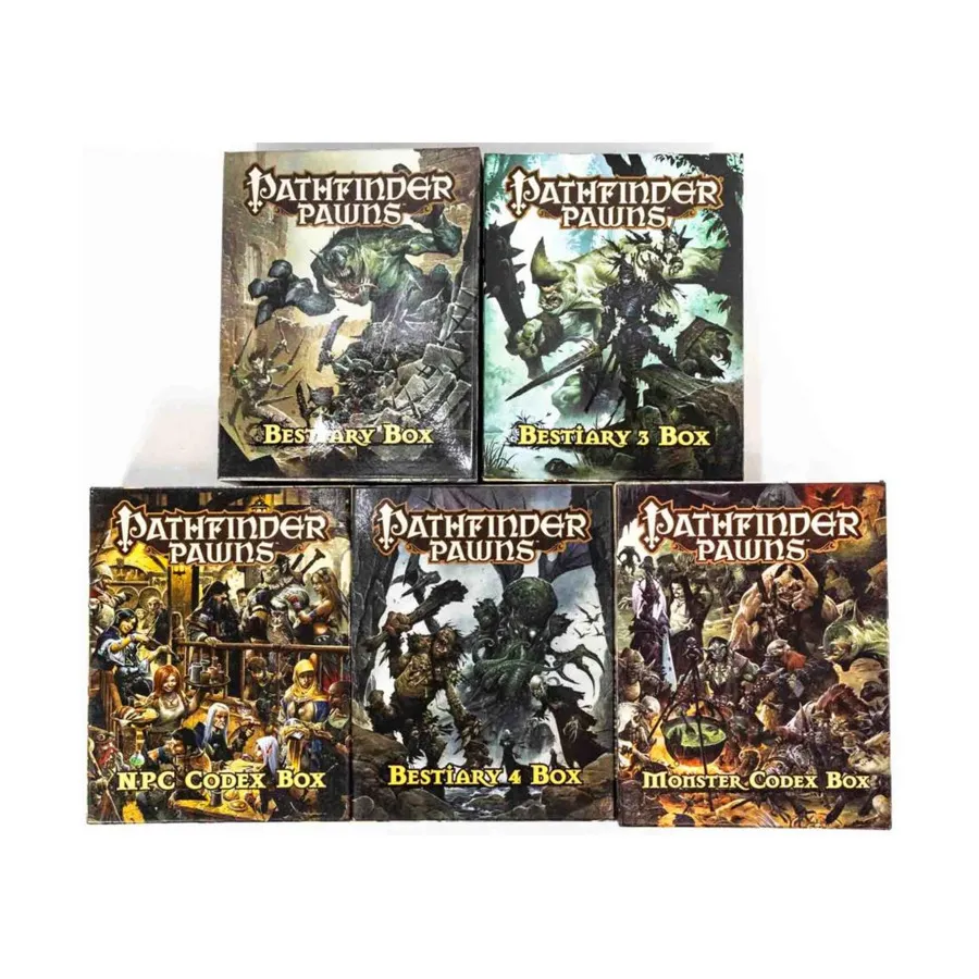 Коллекция пешек Pathfinder №9 — 5 комплектов!, Pathfinder Roleplaying Game (1st Edition) - Pawns
Коллекция пешек Pathfinder №9 — 5 комплектов!, Pathfinder Roleplaying Game (1st Edition) - Pawns