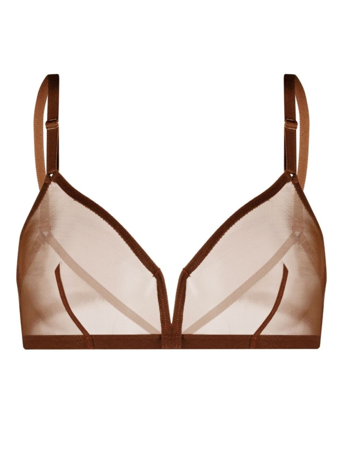 ERES бюстгальтер на тонких бретелях, коричневый 
ERES бюстгальтер на тонких бретелях, коричневый
