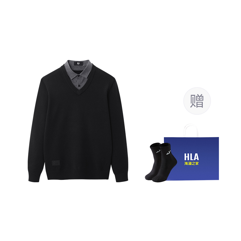 Трикотаж мужской HLA, черный
Трикотаж мужской HLA, черный