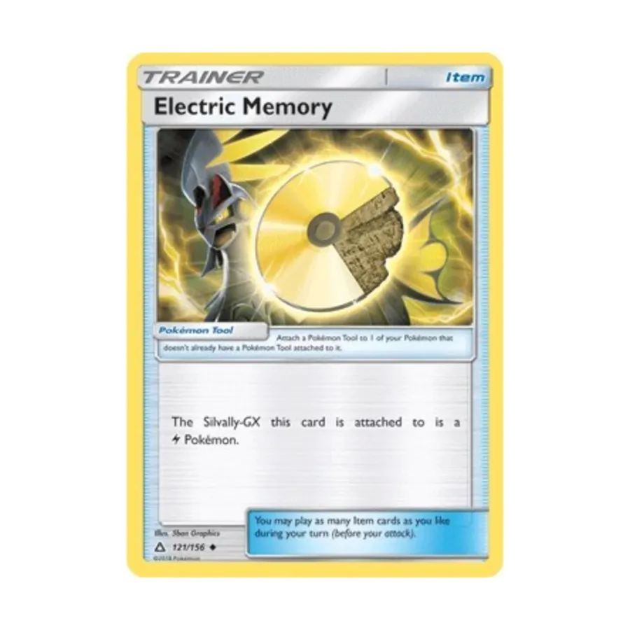 CCG Электрическая память (U) #121, Pokemon - Sun & Moon - Ultra Prism - Singles
CCG Электрическая память (U) #121, Pokemon - Sun & Moon - Ultra Prism - Singles