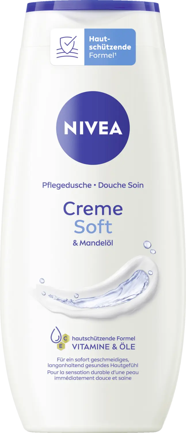 Гель для душа NIVEA Pflegedusche Creme Soft & Mandelöl
Гель для душа NIVEA Pflegedusche Creme Soft & Mandelöl
