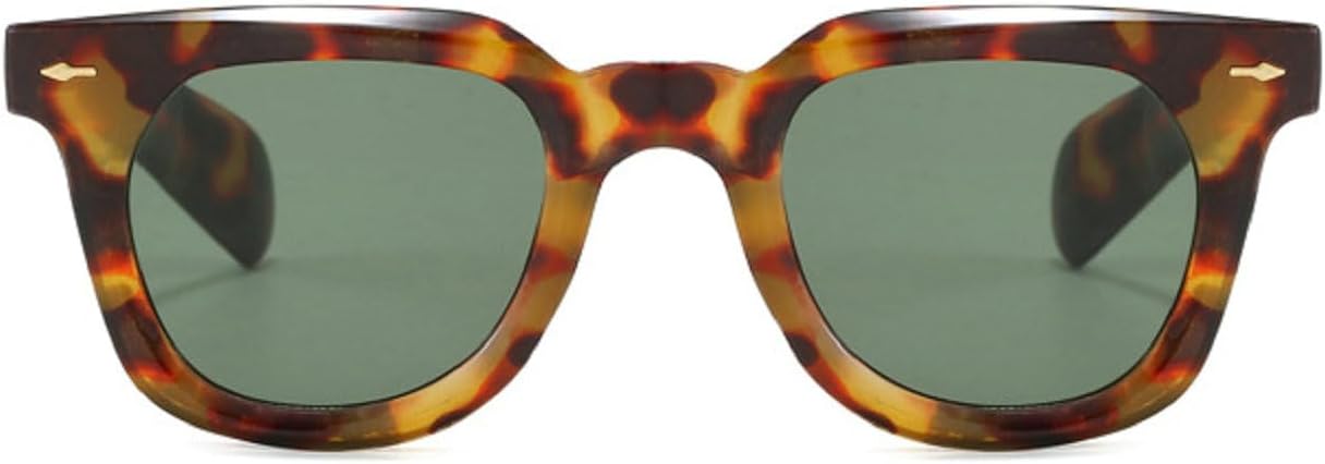 Модные квадратные женские солнцезащитные очки класса люкс в стиле ретро с заклепками, мужские очки конфетных оттенков с защитой от УФ-излучения UV400 86133 Melrose, Leopard Green
Модные квадратные женские солнцезащитные очки класса люкс в стиле ретро с заклепками, мужские очки конфетных оттенков с защитой от УФ-излучения UV400 86133 Melrose, Leopard Green