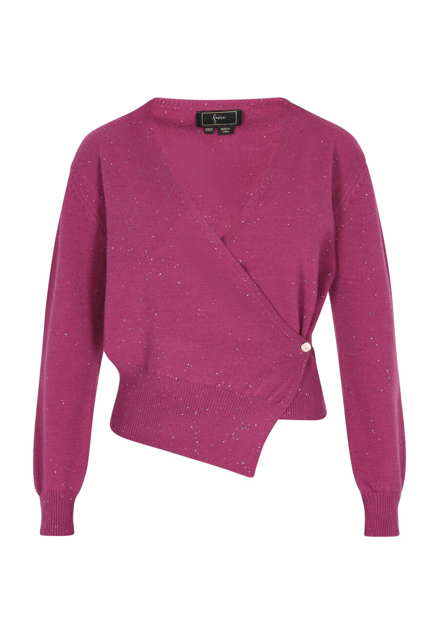 Вязаный кардиган faina, розовый
Вязаный кардиган faina, розовый