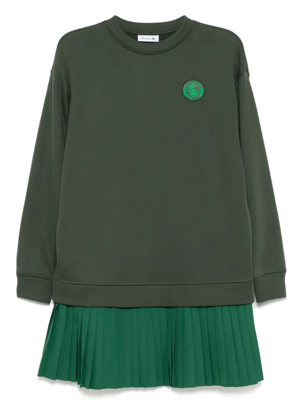Платье-толстовка с плиссировкой Lacoste, зеленый
Платье-толстовка с плиссировкой Lacoste, зеленый