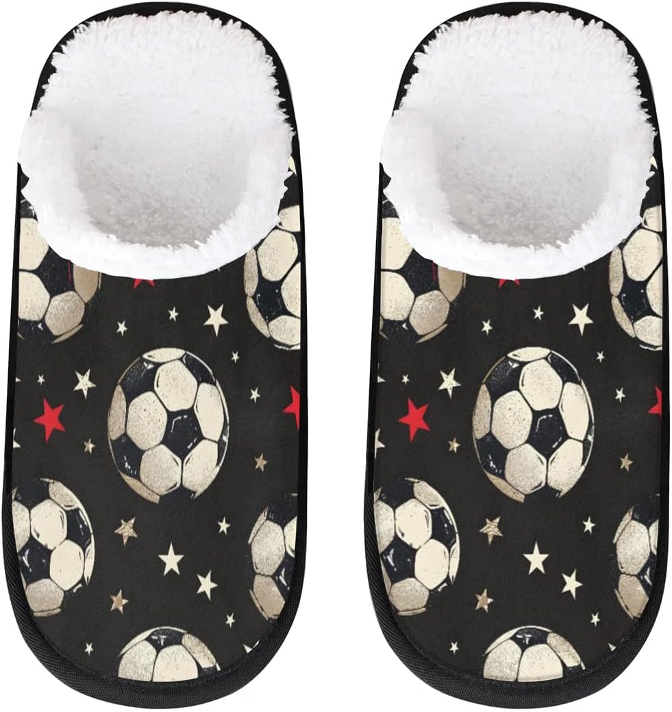 Тапочки Gublec для женщин и мужчин, уютные с нескользящей подошвой, для дома, теплые плюшевые тапочки для дома, спальни и путешествий, Stars Soccers
Тапочки Gublec для женщин и мужчин, уютные с нескользящей подошвой, для дома, теплые плюшевые тапочки для дома, спальни и путешествий, Stars Soccers