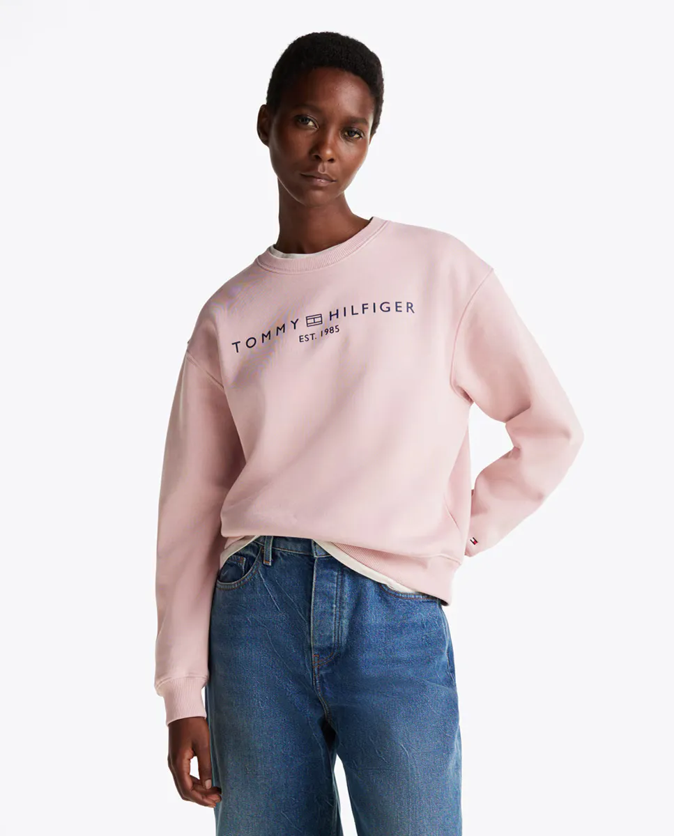 Женская толстовка без капюшона с логотипом спереди Tommy Hilfiger, цвет Rosa claro
Женская толстовка без капюшона с логотипом спереди Tommy Hilfiger, цвет Rosa claro