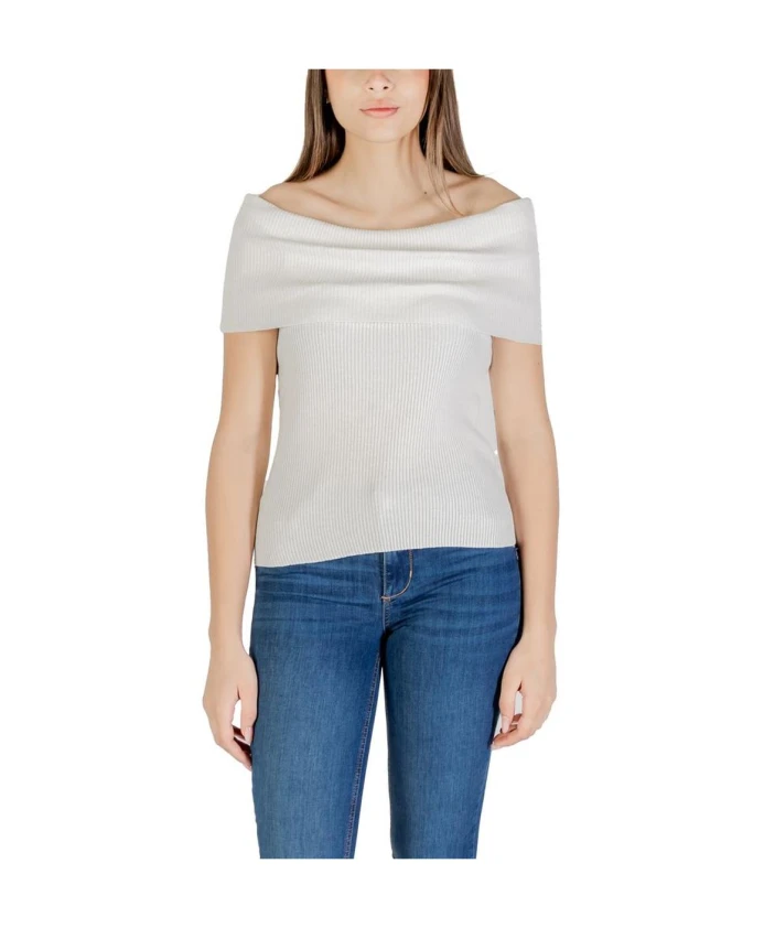 Белый трикотажный свитер из полиэстера Only, белый
Белый трикотажный свитер из полиэстера Only, белый