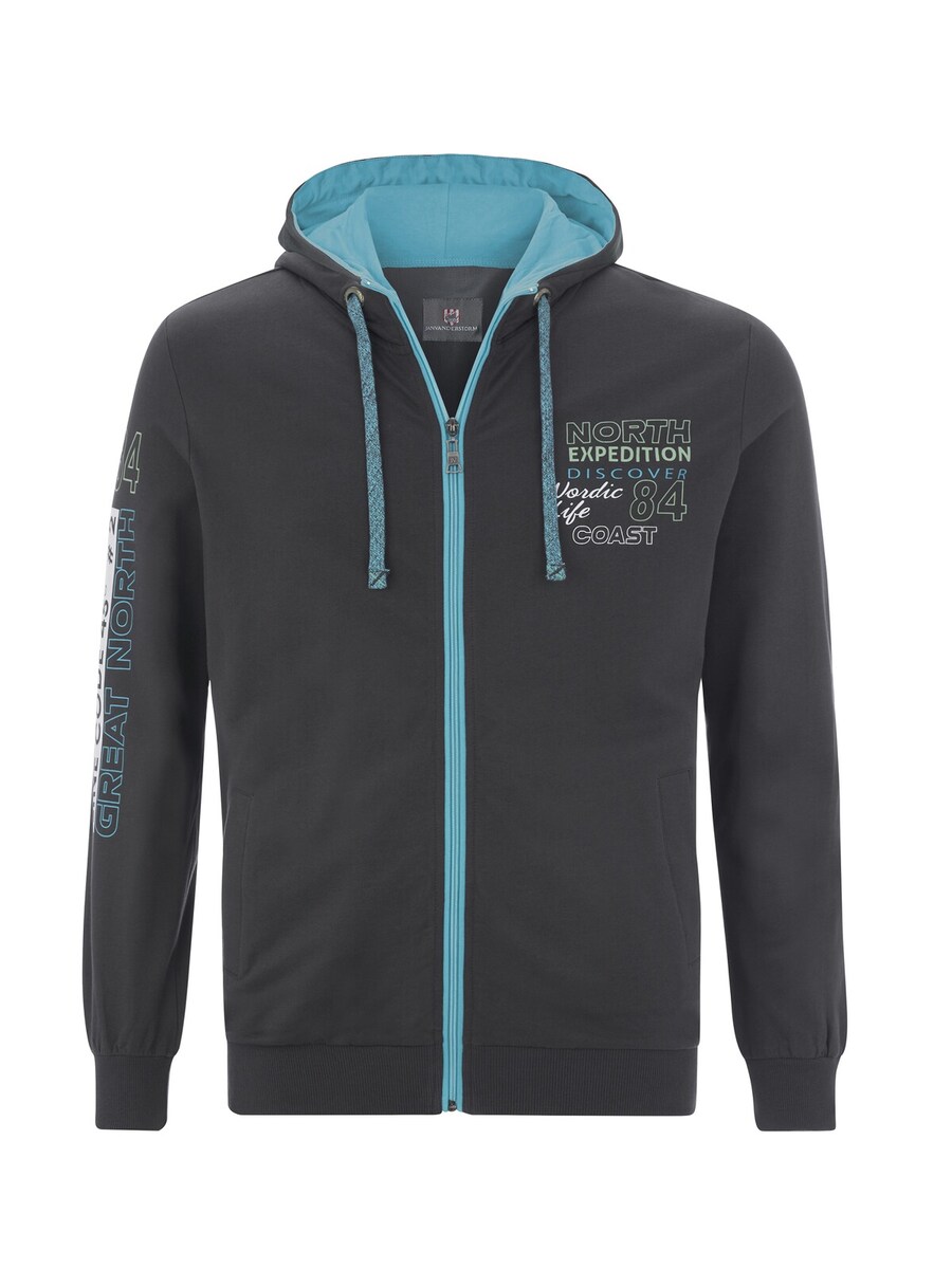 Толстовка с капюшоном на молнии Jan Vanderstorm Roderich, темно-серый
Толстовка с капюшоном на молнии Jan Vanderstorm Roderich, темно-серый