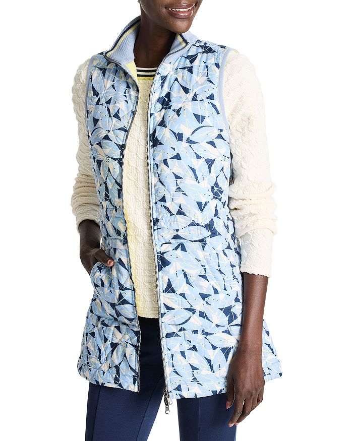 Зимний цветочный двусторонний стеганый жилет NIC+ZOE, синий
Зимний цветочный двусторонний стеганый жилет NIC+ZOE, синий