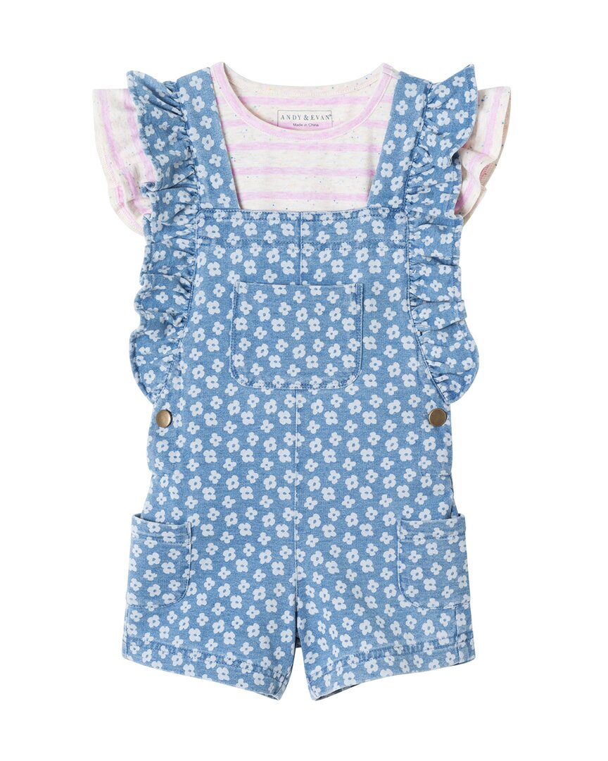 Полосатая футболка и комбинезон Энди и Эвана Andy & Evan, розовый
Полосатая футболка и комбинезон Энди и Эвана Andy & Evan, розовый