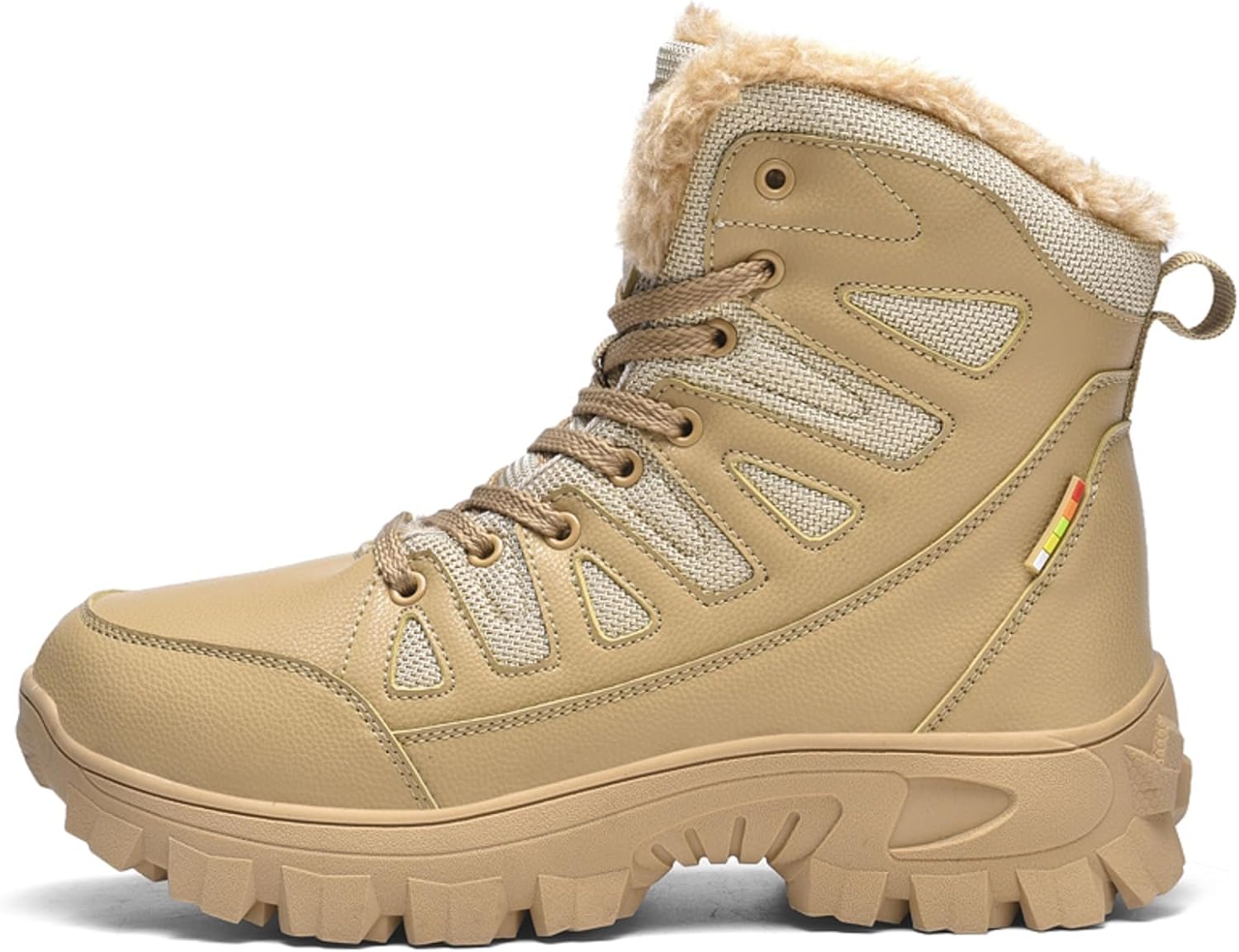 Мужские зимние ботинки водонепроницаемые с теплой шерстяной подкладкой, зимние походные ботинки, противоскользящие, удобные для работы на улице, ботинки для туристов и трекинга Generic, хаки
Мужские зимние ботинки водонепроницаемые с теплой шерстяной подкладкой, зимние походные ботинки, противоскользящие, удобные для работы на улице, ботинки для туристов и трекинга Generic, хаки