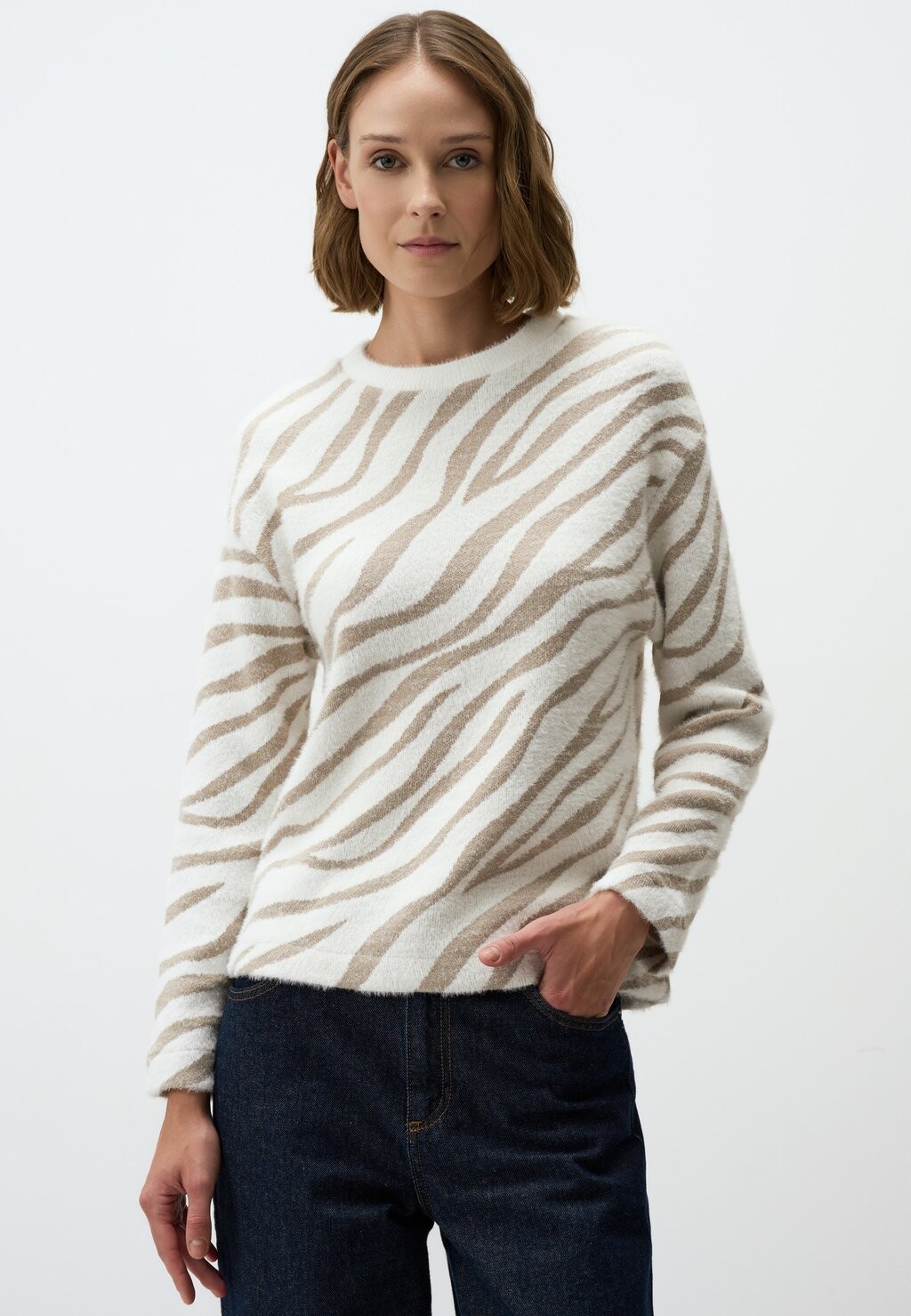 Джемпер BEIGE ZEBRA PRINT Jimmy Key, бежевый
Джемпер BEIGE ZEBRA PRINT Jimmy Key, бежевый