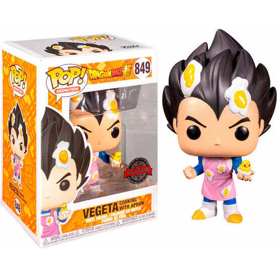 Pop Dragon Ball Super Vegeta Готовка С Фартуком Эксклюзивная Фигурка Funko POP!
Pop Dragon Ball Super Vegeta Готовка С Фартуком Эксклюзивная Фигурка Funko POP!
