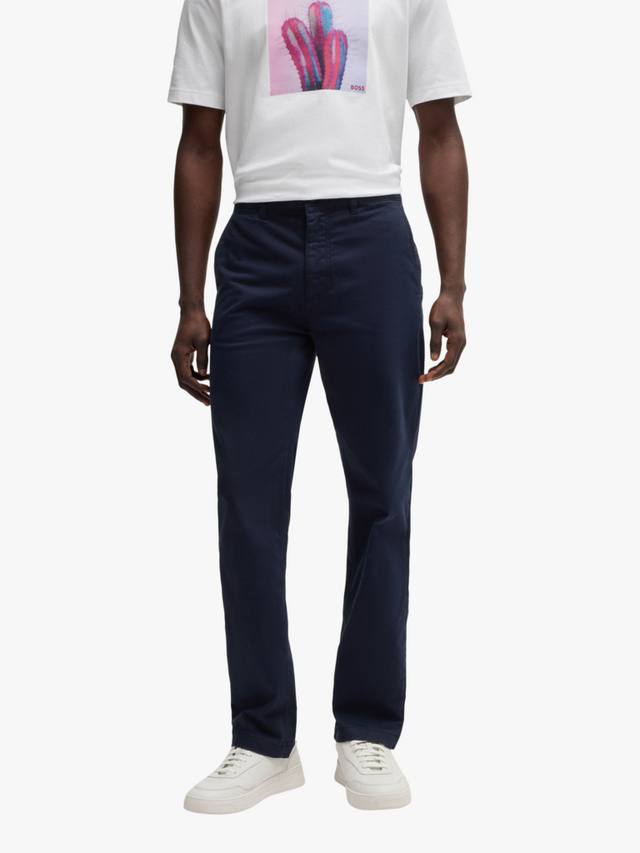 Покрой хлопок брюки HUGO BOSS, темно-синий
Покрой хлопок брюки HUGO BOSS, темно-синий