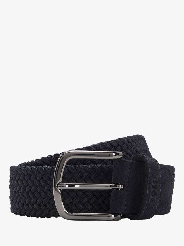 Ремень BOSS с отделкой из плетеной кожи HUGO BOSS, Navy
Ремень BOSS с отделкой из плетеной кожи HUGO BOSS, Navy