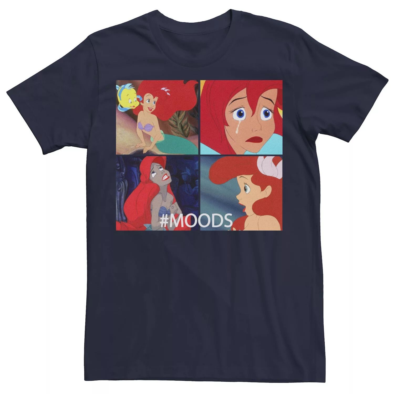 Мужская футболка Disney The Little Mermaid Ariel Mood Panels Licensed Character
Мужская футболка Disney The Little Mermaid Ariel Mood Panels Licensed Character