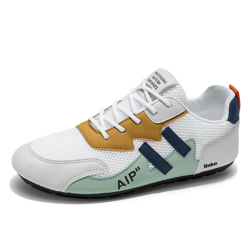 BAKE Мужские белые низкие кеды с амортизацией, дышащие и легкие, цвет White
BAKE Мужские белые низкие кеды с амортизацией, дышащие и легкие, цвет White