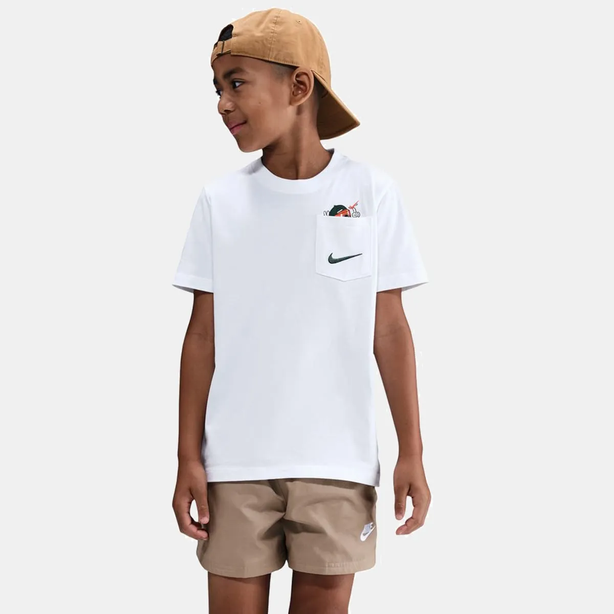 Детская футболка Sportswear Tee Boxy Pkt Nike, белый
Детская футболка Sportswear Tee Boxy Pkt Nike, белый