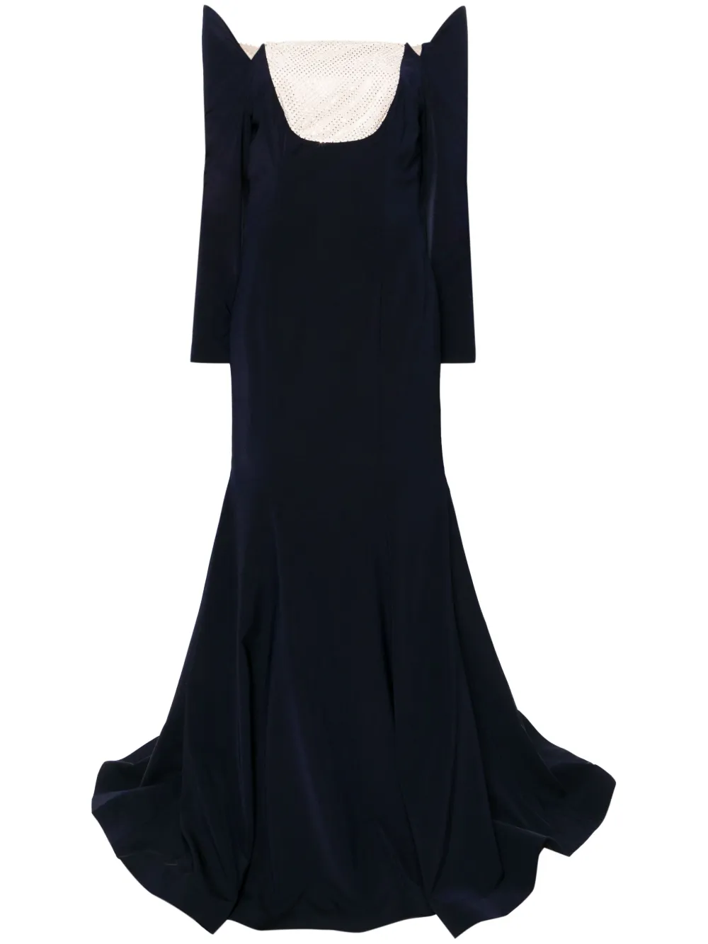 Вечернее платье с открытыми плечами BAZZA ALZOUMAN, синий
Вечернее платье с открытыми плечами BAZZA ALZOUMAN, синий