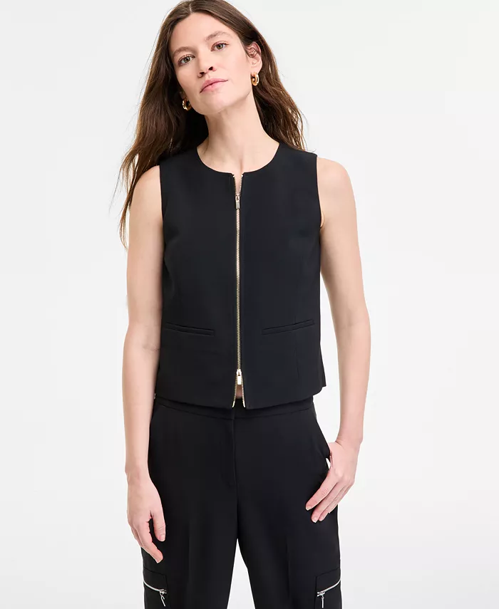 Женский жилет на молнии спереди Bar III, черный
Женский жилет на молнии спереди Bar III, черный