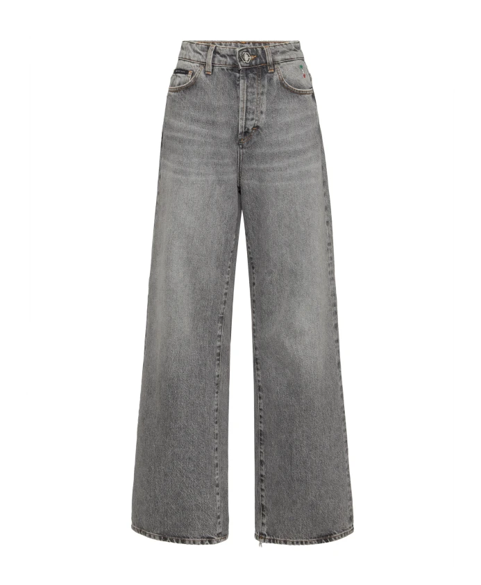 Джинсы скейтбордного кроя Philipp Plein, серый
Джинсы скейтбордного кроя Philipp Plein, серый