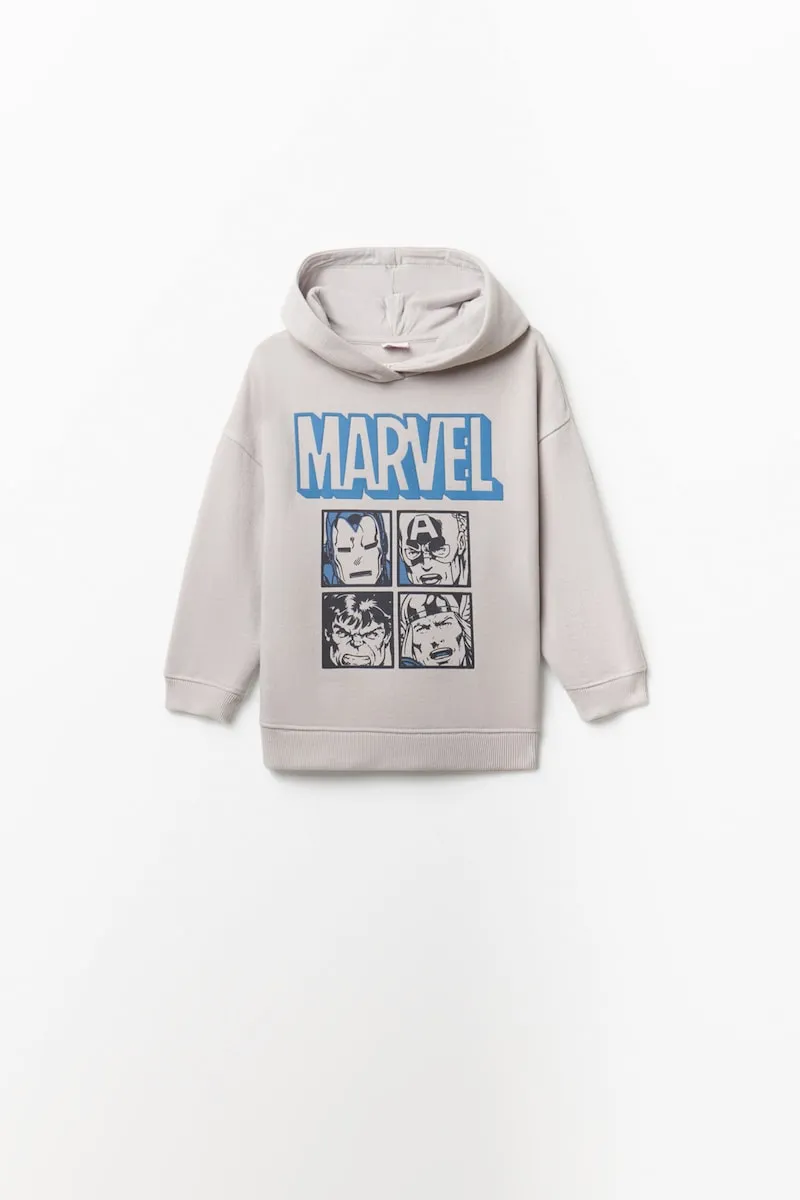 Толстовка с лицензией Marvel Sfera, светло-серый
Толстовка с лицензией Marvel Sfera, светло-серый